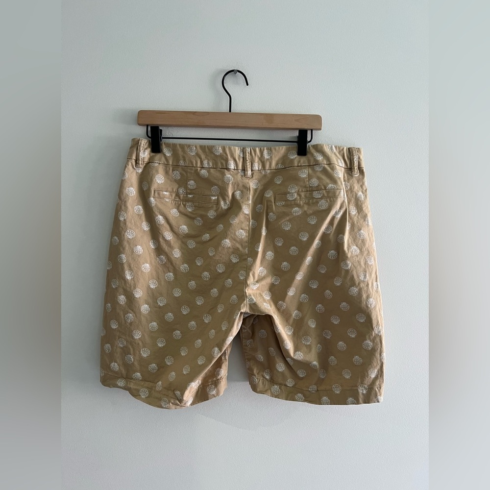 J.Crew Shell Print Chino Shorts Women’s Size 14 Coastal Preppy Summer Beach - Picture 4 of 5